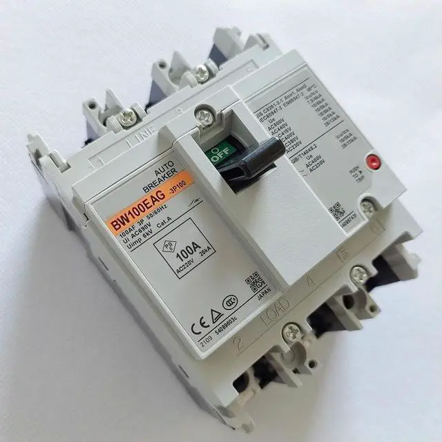 Alt view image 3 of 3 - BW100EAG 3P 75A 3P 100A AUTO Breaker Air Switch For FUJI