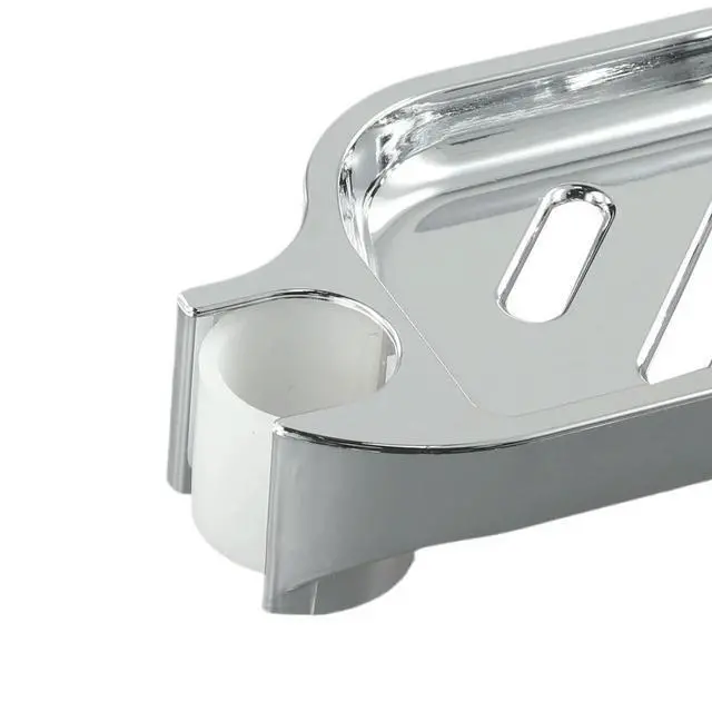 Alt view image 2 of 3 - 24mm Plastic Shower Rail Soap Dish Box Soap Holder Soap Pallet Shower Rod Slide Bar ABS Chrome For Sliding Bar