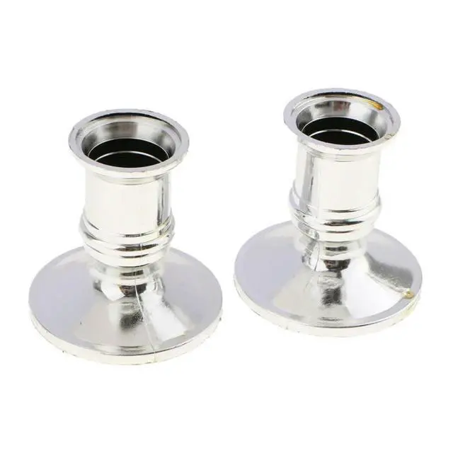 Alt view image 2 of 3 - Useful Candle holder 4pcs Base Centerpiece Decoration Home Kitchen Table top Taper Tea light Candlestick Pillar