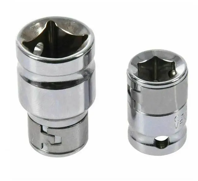 Main image of Practical Useful Socket Adapters 10mm Hexagon 2pcs 3/8" 1/2" Drive 30/40mm High carbon steel Holders Screwdriver Bit