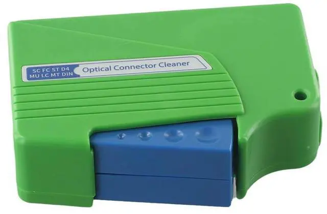 Alt view image 3 of 3 - Optic Cleaner For Cassette Fiber Optic Cleaning Tool Manual Operation High density Textile Fibers Over 500 Uses