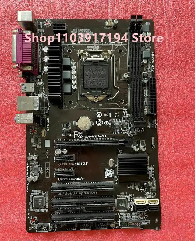 Main image of GA-H81-D3 H81-D3 Motherboard