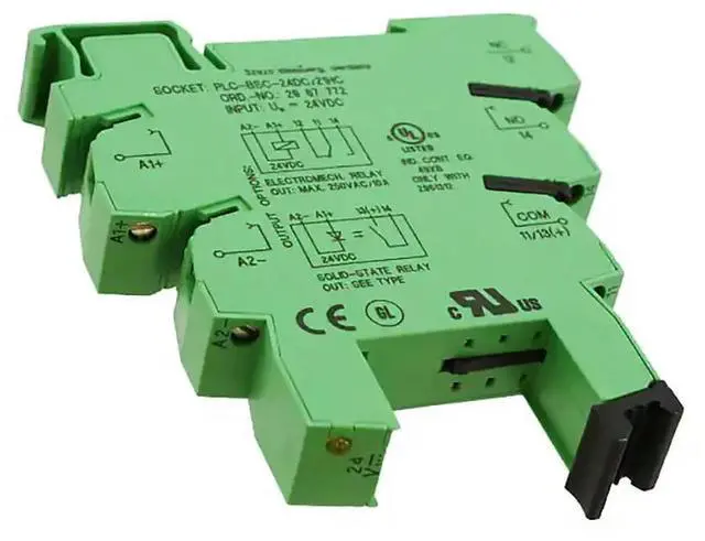 Main image of 2967772 PLC-BSC-24DC 21HC 2982100 Solid State Relay Base PDT Input Voltage 24 V DC