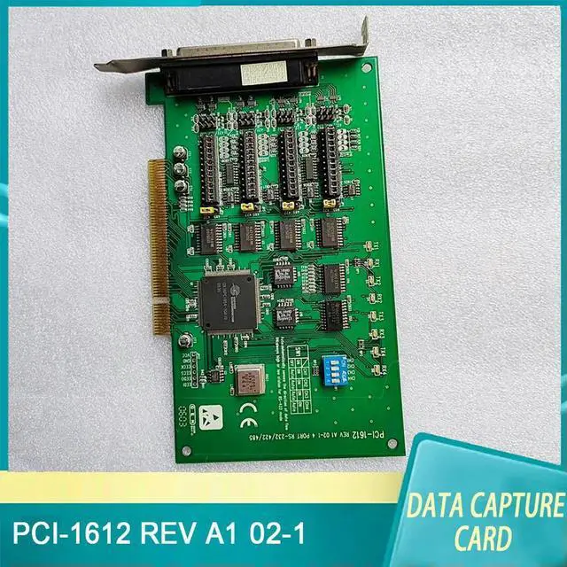 Main image of PCI-1612 REV A1 02-1 4 PORT RS-232/422/485 Data Capture Card