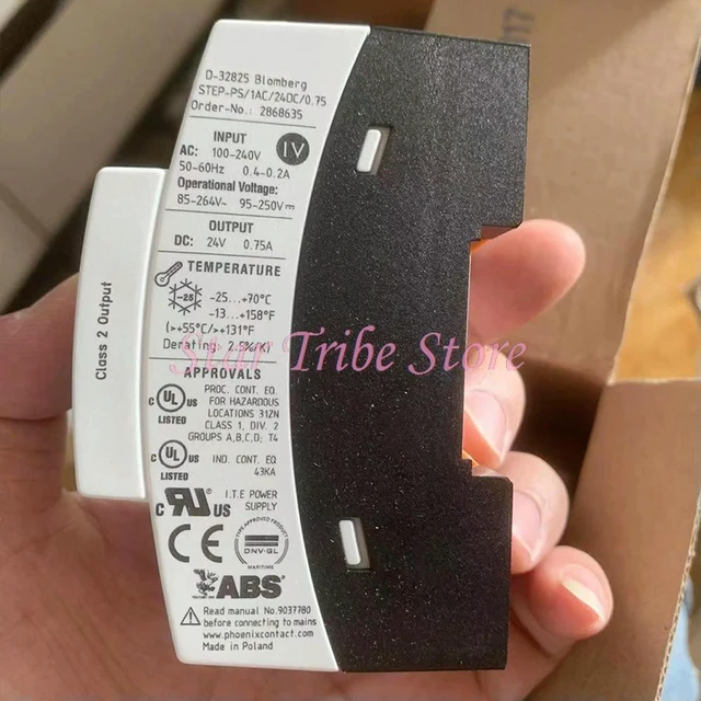 Alt view image 3 of 3 - 2868635 Power Supply STEP-PS/ 1AC/24DC/0.75 24 V DC/0.75 A