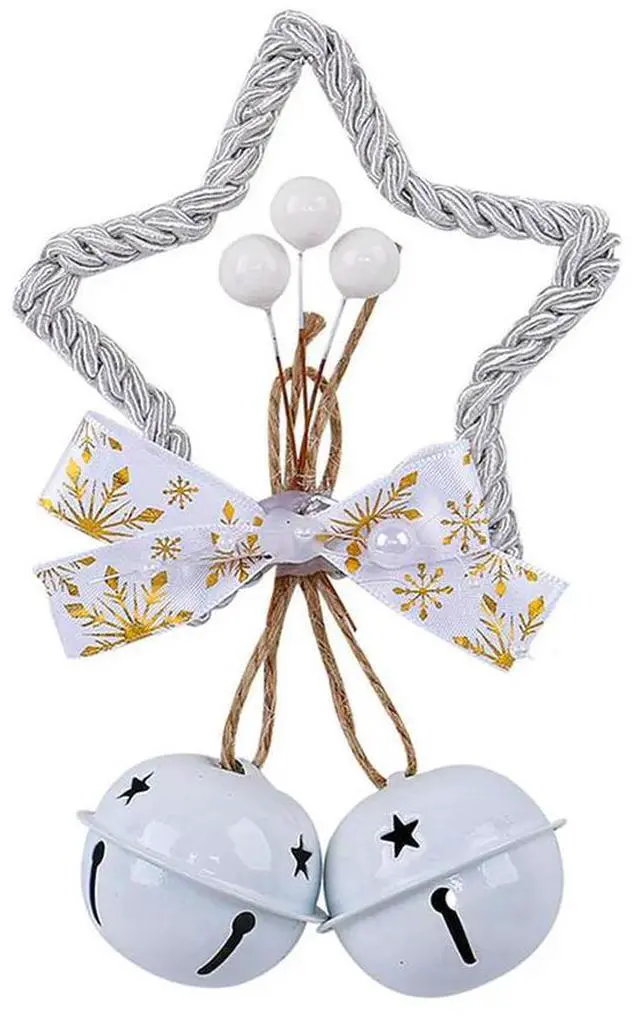 Alt view image 3 of 3 - Christmas Tree Star Bell Ornament Versatile Christmas Decor Christmas Decoration Tree Ornament Multi-use Hanging