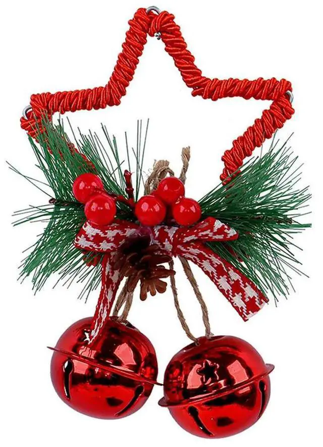 Main image of Christmas Tree Star Bell Ornament Versatile Christmas Decor Christmas Decoration Tree Ornament Multi-use Hanging