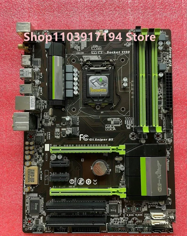 Main image of G1.Sniper B5 1150-pin luxury motherboard