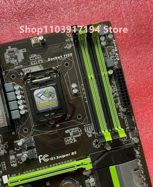 Alt view image 2 of 2 - G1.Sniper B5 1150-pin luxury motherboard