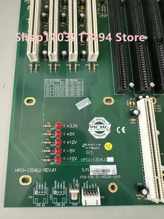 Main image of HPCI-13S4LU REV.A1 Industrial computer backplane
