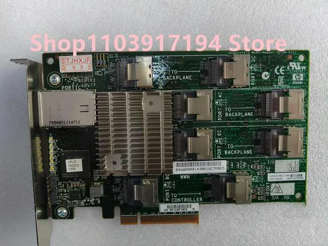 Alt view image 2 of 2 - DL380G7 G6 SAS SATA 32-port SAS expansion card 487738-001 468405-001 507690-001