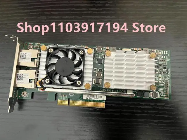 Main image of 57810A 10Gb Dual-port 10 Gigabit network card 0W1GCR 0HN10N