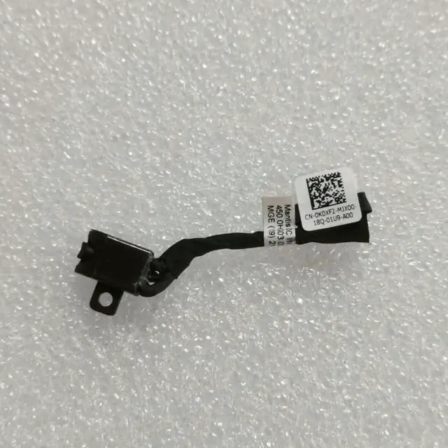 Alt view image 2 of 3 - 0K0XF2 For Inspiron 5490 5498 5590 Laptop DC Power Jack Harness Cable Socket Plug Charging Port