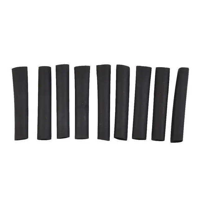 Alt view image 2 of 3 - 127Pcs Black Glue Weatherproof Heat Shrink Sleeving Tubing Tube Assortment Kit DIY Kit Lated Polyolefin Sheathed Shrink Tubing