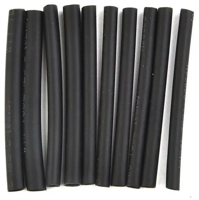 Main image of 127Pcs Black Glue Weatherproof Heat Shrink Sleeving Tubing Tube Assortment Kit DIY Kit Lated Polyolefin Sheathed Shrink Tubing
