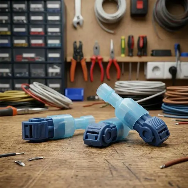 Alt view image 3 of 3 - Electrical Cable Wire Connectors 40Pcs Quick Splice Crimp Terminals Compatible with 16 14AWG Wire Secure Wire Connections