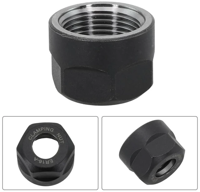 Alt view image 3 of 3 - Anti-rust Clamp Nut Clamp Nut Chuck Holder Lathe ER Nuts For ER CNC Milling Practical ER-type Engraving Machines