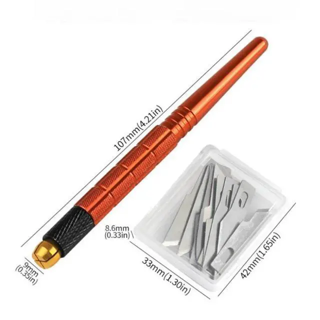 Alt view image 2 of 3 - Chip Repair Tools Prying Blade For Small Integrated Circuit Parts 15pcs l Oxidation Resistance Wear Resistance