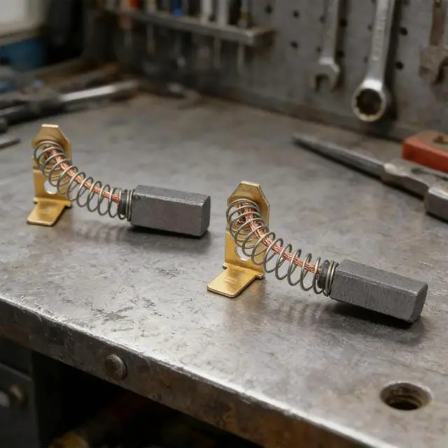 Alt view image 2 of 3 - Carbon Brush Components Carbon Brushes Motor Maintenance As Picture Compatible Parts Daily Use Items Intermittent Motor Repair