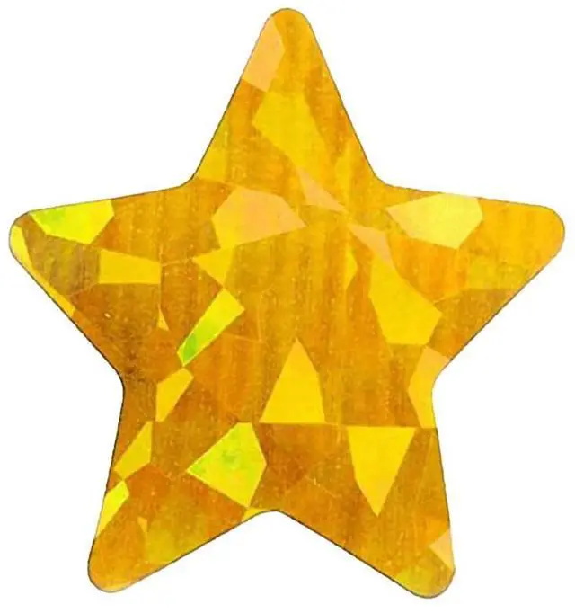 Main image of Versatile Use Gold Star Stickers Gold Star Stickers Aluminized Paper Fun And Engaging Inspire Good Behavior