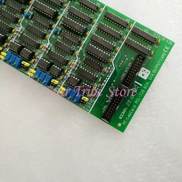 Alt view image 3 of 3 - PCL-726 6CH D/A OUTPUT CARD 6-Channel 12 Bit Analog Output Channel Full Length Card For Advantech Data Capture Card