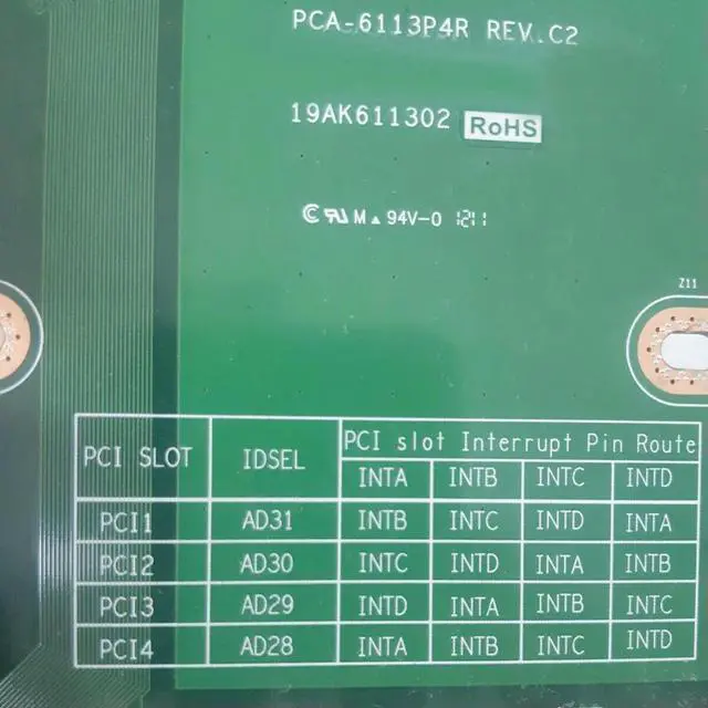 Alt view image 3 of 3 - Industrial Control Motherboard PCA-6113P4R Bottom Plate PCA-6113P4R REV:C2
