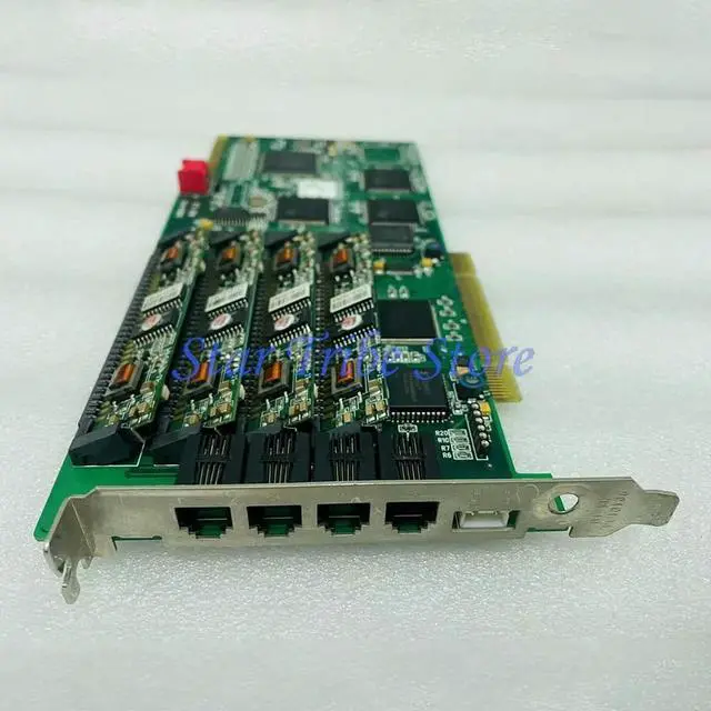 Alt view image 3 of 3 - Voice Card With 4 Modules D081A-PCI REV:2.3 DONJIN-DN081A