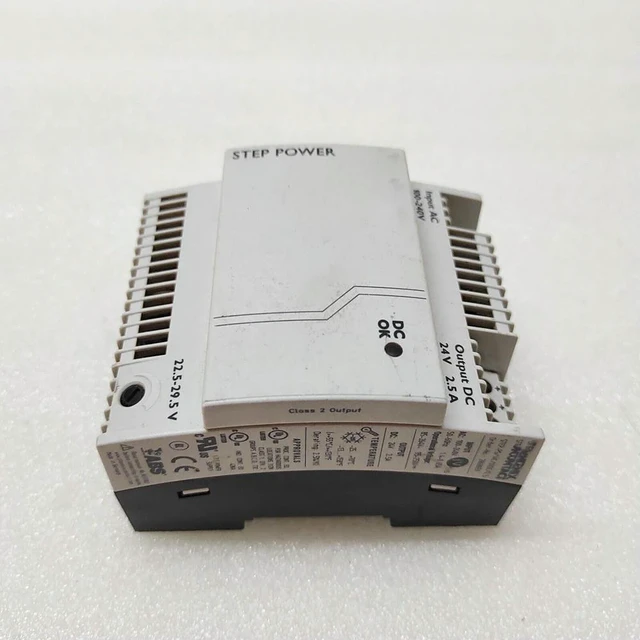 Alt view image 2 of 3 - 2868651 STEP-PS/ 1AC/24DC/2.5 Industrial Power Supply