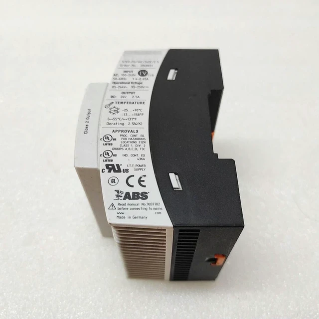 Alt view image 3 of 3 - 2868651 STEP-PS/ 1AC/24DC/2.5 Industrial Power Supply