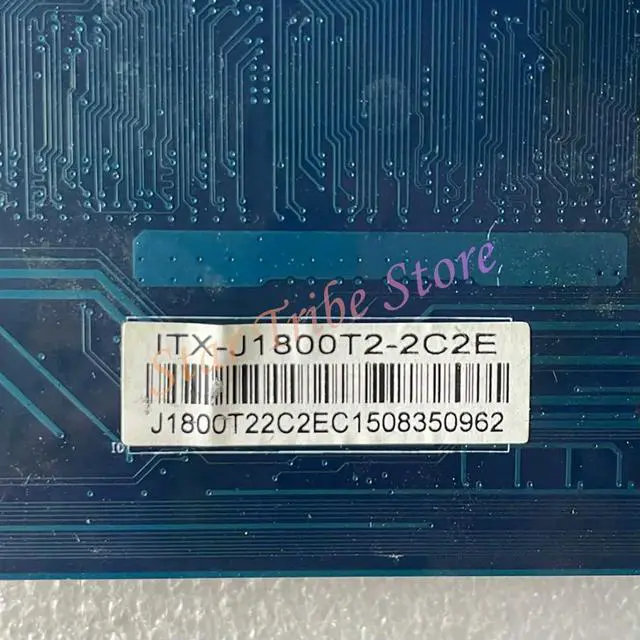 Alt view image 3 of 3 - ITX-J1800T2-2C2E Cash Register Motherboard 17×17 Mini Motherboard