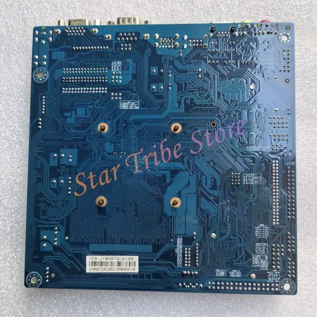 Alt view image 2 of 3 - ITX-J1800T2-2C2E Cash Register Motherboard 17×17 Mini Motherboard
