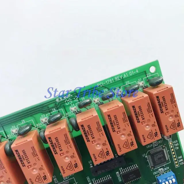 Alt view image 3 of 3 - 1Pcs PCI-1761 REV.A1 Data Capture Card 8 Relay Output Fast Ship