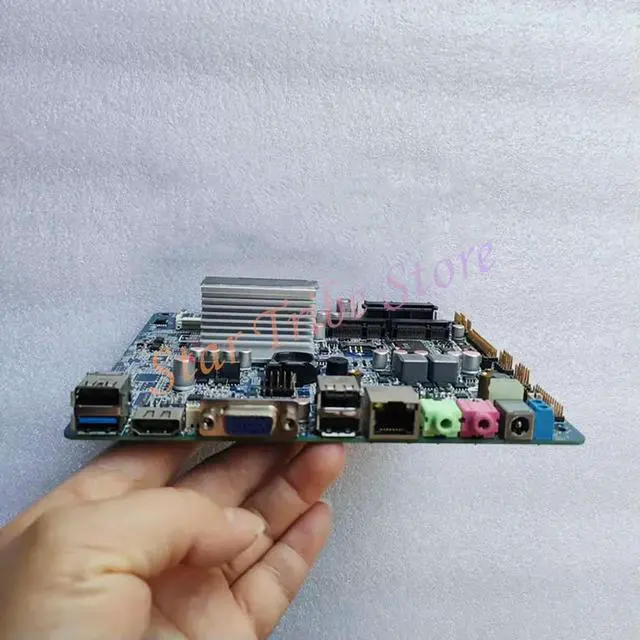 Alt view image 2 of 3 - Industrial Control Motherboard ITX-M50-D6 VER: 2.3 J1900 Integrated CPU Computer Motherboard