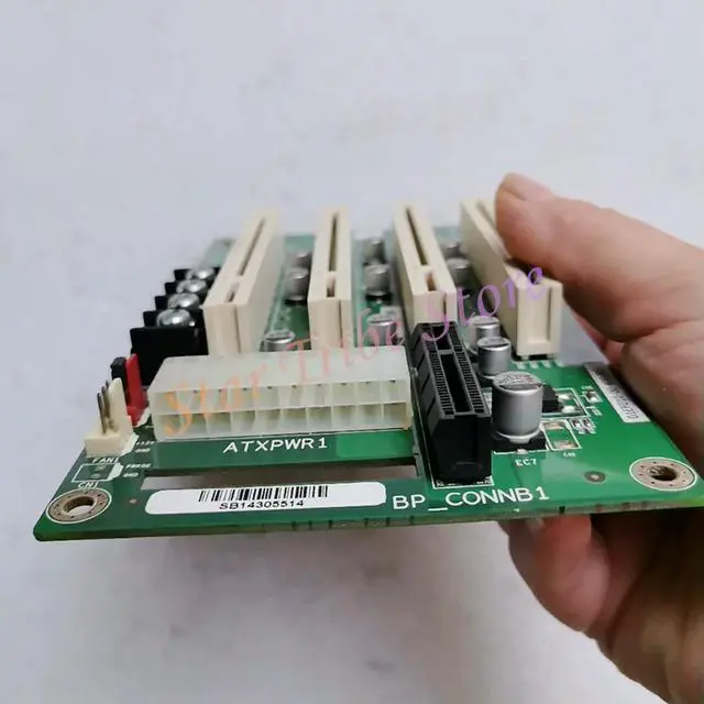 Alt view image 3 of 3 - PCI Industrial Computer Motherboard HPE-4S1-R40 REV: 4.0