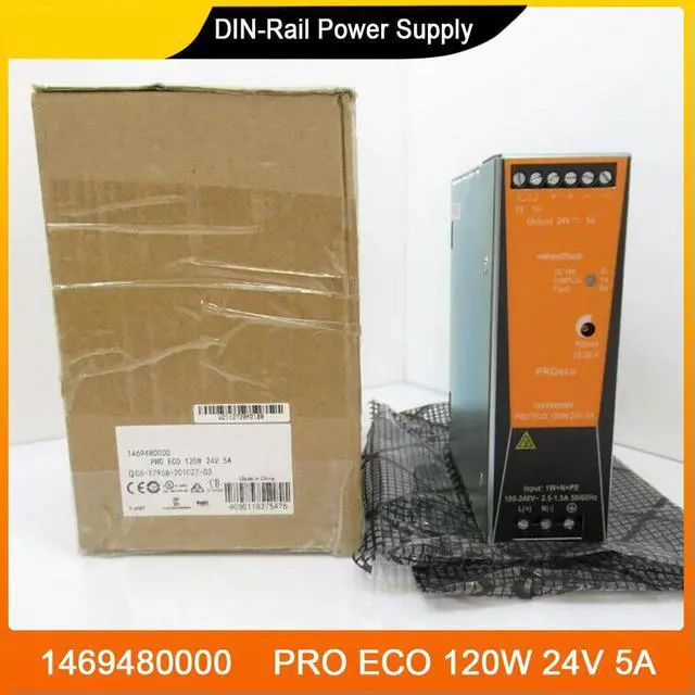 Alt view image 2 of 3 - 1469480000 PRO ECO 120W 24V 5A DIN-Rail Power Supply