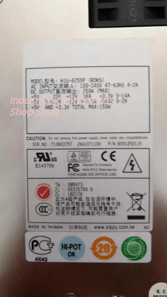 Alt view image 2 of 2 - H1U-6250P power supply