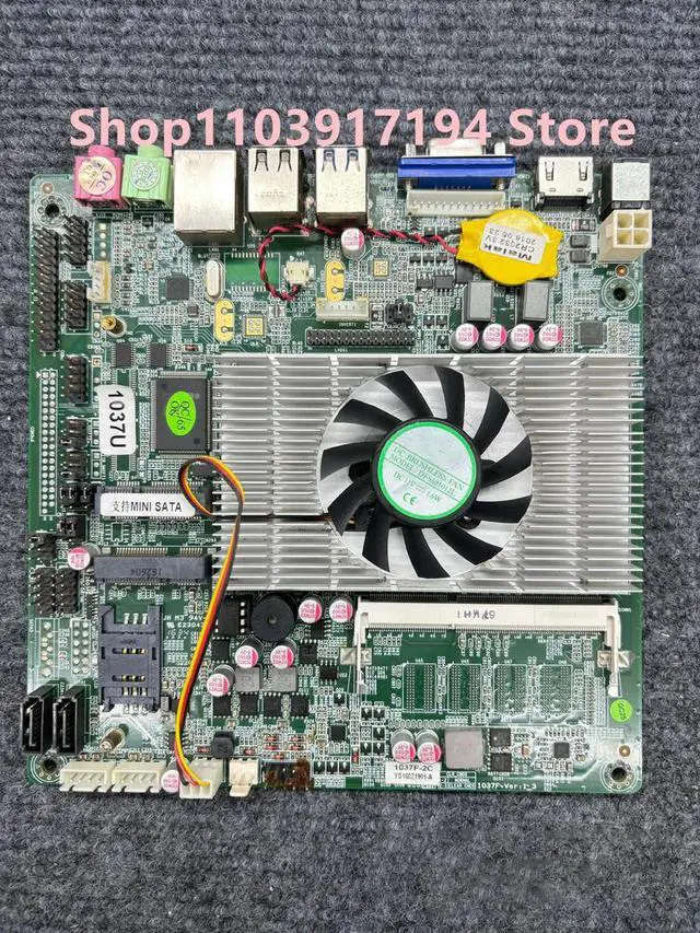 Alt view image 2 of 2 - j1037 Industrial control all-in-one motherboard