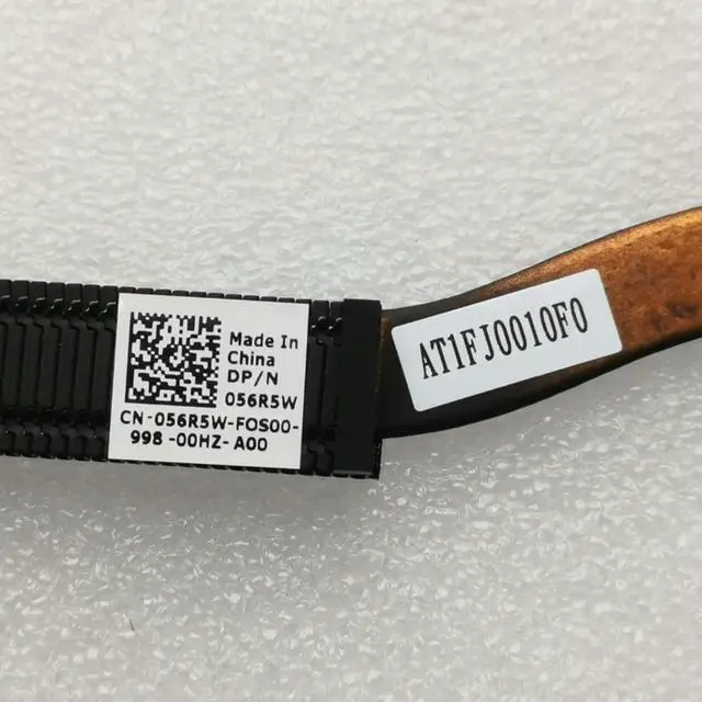 Alt view image 3 of 3 - 056R5W For XPS 9350 9360 Laptop Heatsink Radiator Copper Tube CN-056R5W 56R5W AT1FJ0010F0