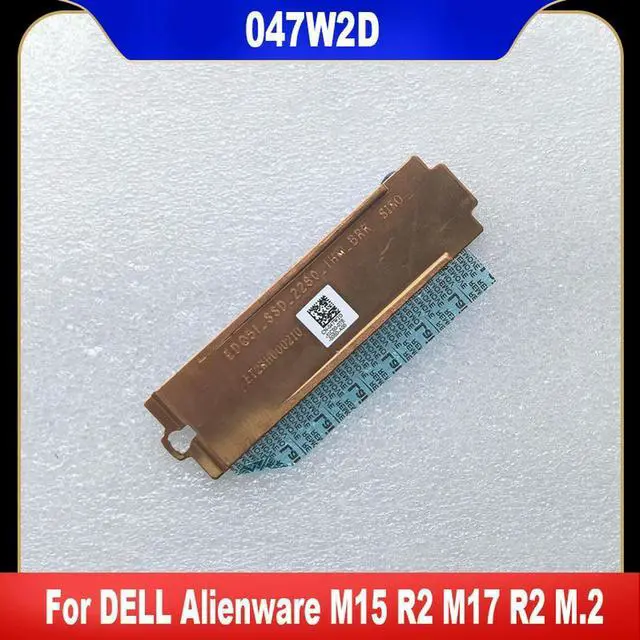 Main image of 047W2D For M17 R2 M15 R2 M.2 SSD SSD Heatsink Hard Drive Cover Bracket 47W2D