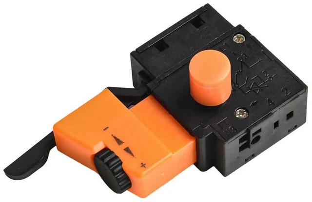 Alt view image 2 of 3 - Adjustable Trigger Switch FA2/61BFor Electric Drill Power Tool Replacement Part AC 250V 6A Forward Reverse Control