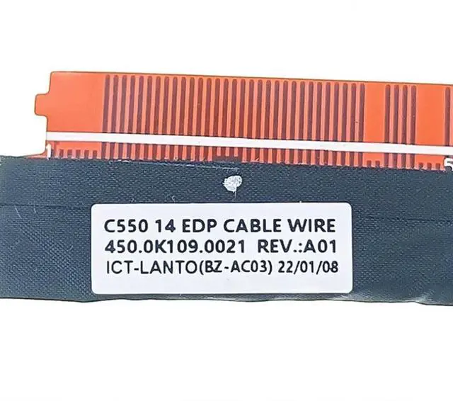 Alt view image 2 of 3 - 5C10S30056 For Flex 5-14ARE05 5-14IIL05 5-14ITL05 5-14ALC05 LCD EDP Cable C550-14 450.0K109.0001 450.0K109.0021