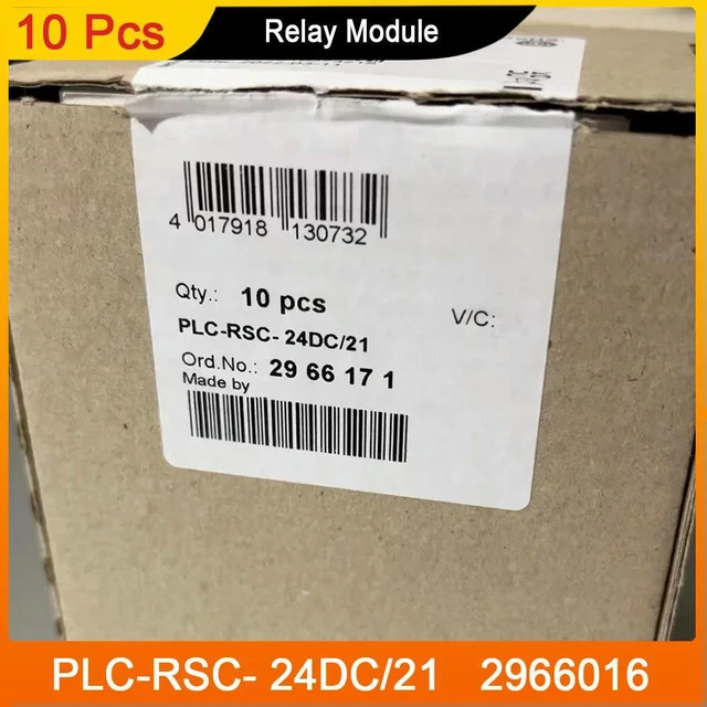 Main image of 10Pcs PLC-RSC- 24DC/21 2966016 Relay Module 2966171
