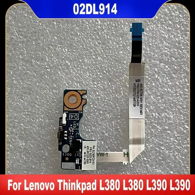 Main image of 02DL914 For Thinkpad L380 L380 Yoga L390 L390 Yoga S2 3rd S2 4th Laptop Power Button Board With Cable