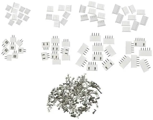 Main image of Connector Kit with 230PCS For JST XH 2.54mm 2 3 4 5 Pin Male Female Housings and Terminals for Mobile Phone Accessories Wiring