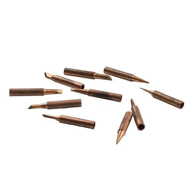 Alt view image 2 of 3 - Accessories Soldering Tip Solder Tip Tool 200°~480° Diamagnetic Head Lead-free Pure Soldering 10pc/Set Electric