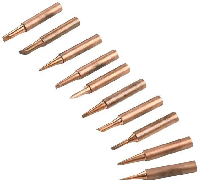 Main image of Accessories Soldering Tip Solder Tip Tool 200°~480° Diamagnetic Head Lead-free Pure Soldering 10pc/Set Electric
