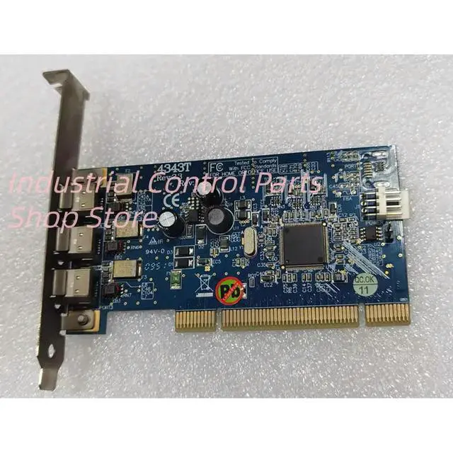 Alt view image 2 of 2 - IOI-4343T 1394A FW-PCI3201 PCI acquisition card