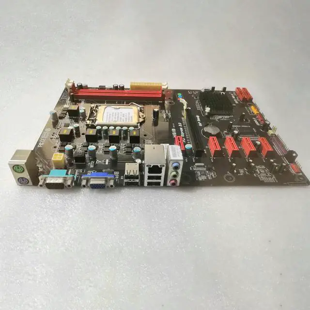 Alt view image 2 of 3 - H61B Motherboard H61 DDR3 LGA 1155 USB 2.0 ATX Support Core i7/ i5/ i3 Processors Fast Ship