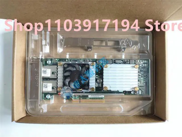 Alt view image 2 of 2 - 57810S 10G Dual-port 10 Gigabit Network card 0W1GCR 0HN10N