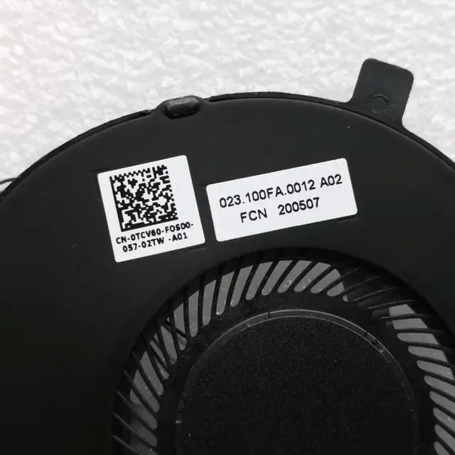 Alt view image 3 of 3 - 0TCV60 For Latitude 3301 Inspiron 5390 5391 Laptop Cooling Fan Cooler Fan Heatsink Radiator CN-0TCV60 TCV60